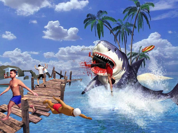 【图】Angry Shark 3D Simulator Game(截图2)