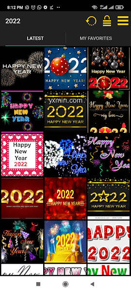 【图】Happy new year 2022 GIF(截图1)