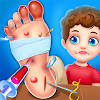 Nail foot doctor hospital game