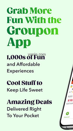 【图】Groupon – Deals & Coupons(截图 0)