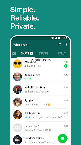 【图】WhatsApp Messenger(截图1)