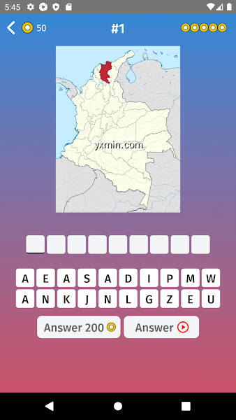 【图】Colombia: Departments & Provinces Map Quiz Game(截图1)
