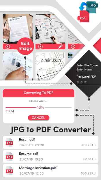 【图】JPG to PDF Converter, IMGTOPDF(截图1)