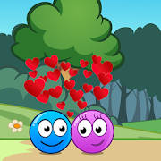 Blue & Red Pinky Ball Lovers Blue & Red Pinky Ball Lovers