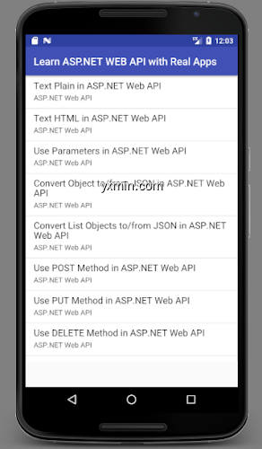 【图】Learn ASP.NET WEB API with Real Apps(截图1)