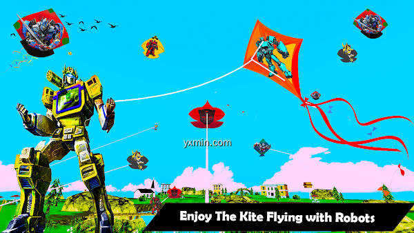 【图】Robot Kite Flying : kite game(截图 0)