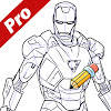 Draw Iron Superhero Man