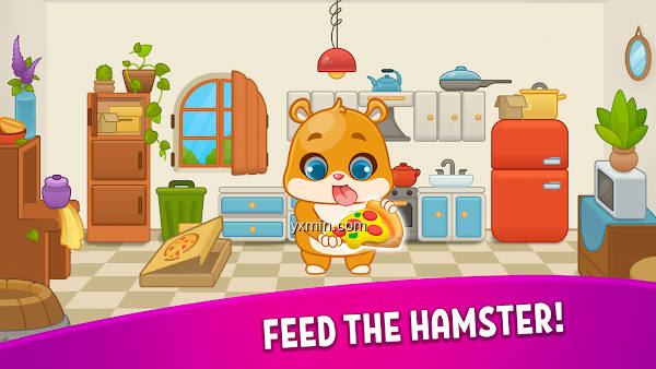【图】Hamster House: Kids Mini Games(截图 1)