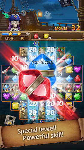 【图】Jewels Ghost Ship: jewel games(截图1)