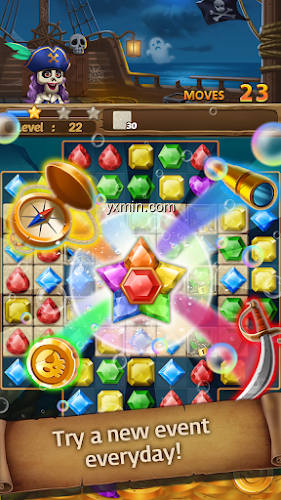 【图】Jewels Ghost Ship: jewel games(截图2)