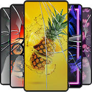 Prank Cracked Screen Wallpaper