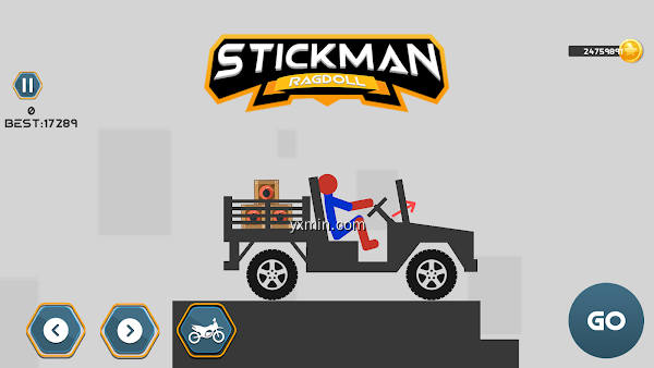 【图】Stickman Dismount Ragdoll Game(截图 0)