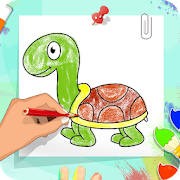 Coloring And Learning Animals – Drawing Book