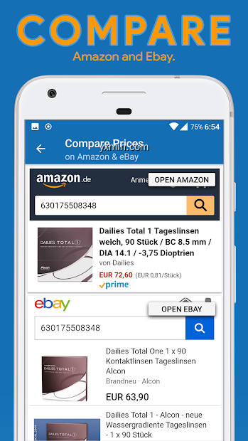 【图】Compare Prices On Amazon & eBay – Barcode Scanner(截图2)