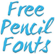 Pencil Fonts Message Maker
