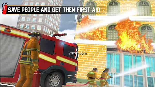 【图】Flying Fire Truck Simulator 3D(截图2)
