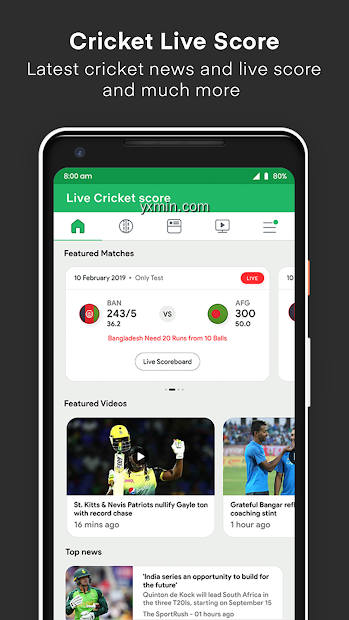 【图】Live Cricket Score : Live Line(截图1)