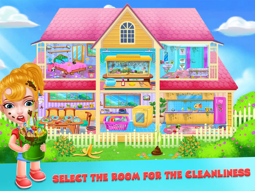 【图】保持你的房子清洁-女孩家庭清理游戏(截图2)