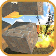 Block destruction simulator: cube rocket explosion