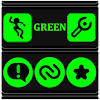 Green and Black Icon Pack