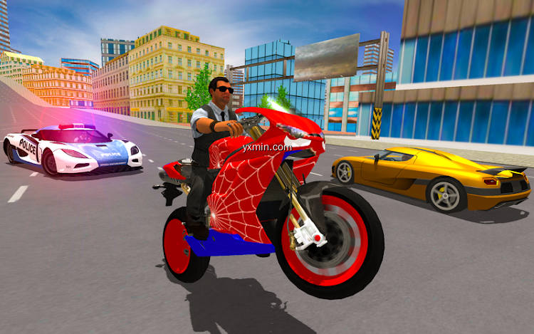 【图】Superhero Stunt Bike Simulator(截图1)