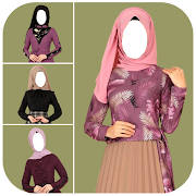 Fashion Hijab Burqa Photo Suit