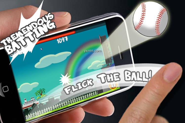 【图】Flick Home Run! baseball game(截图2)