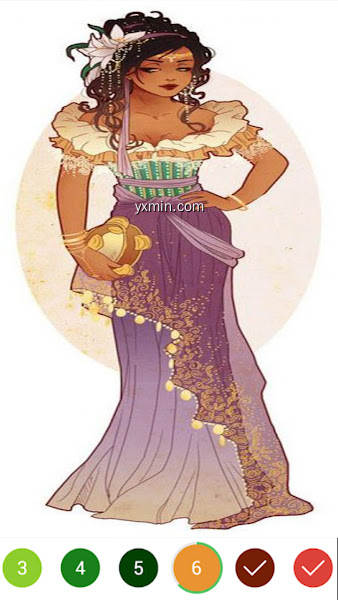 【图】Coloring Dresses Game Glitter(截图2)