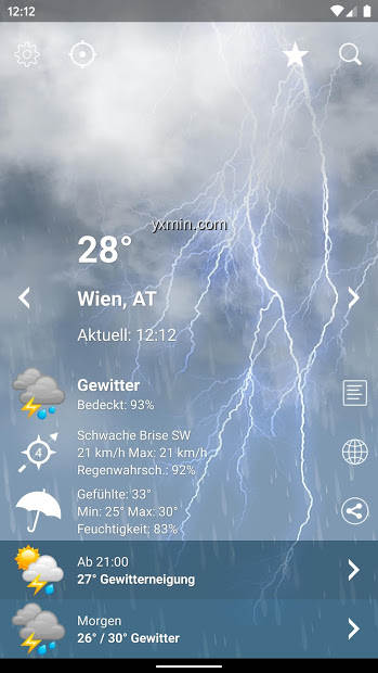 【图】Weather XL Austria PRO(截图2)