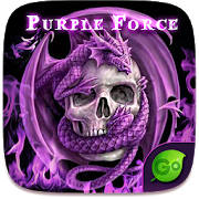 Purple Force GO Keyboard Theme Purple Force GO Keyboard Theme