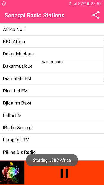 【图】Stations de radio Sénégal(截图1)