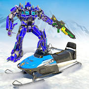 Snow Robot Bike War: Police Robot Transform Game Snow Robot Bike War: Police Robot Transform Game