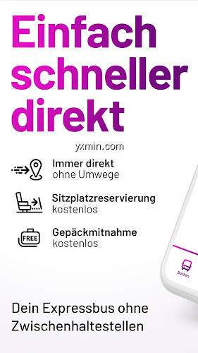 【图】Pinkbus – günstig Reisen per Express-Fernbus(截图1)