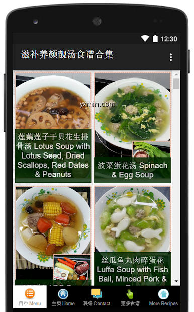 【图】Chinese Tonic Soup Recipes 滋补养颜靓汤食谱合集(截图1)
