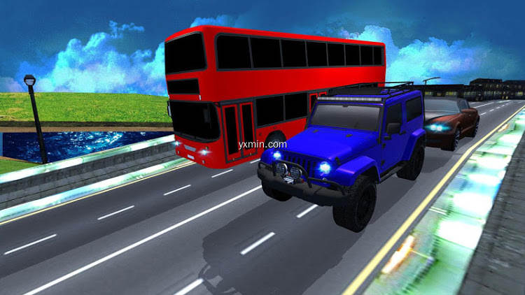 【图】Extreme Stupid City Bus Racing Game(截图1)