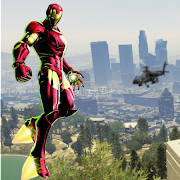 Robot Rope Hero – Firestorm Superhero Crime City