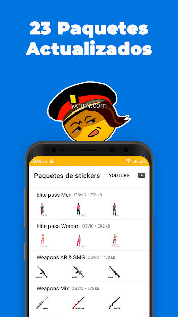 【图】FF Stickers for WhatsApp(截图2)