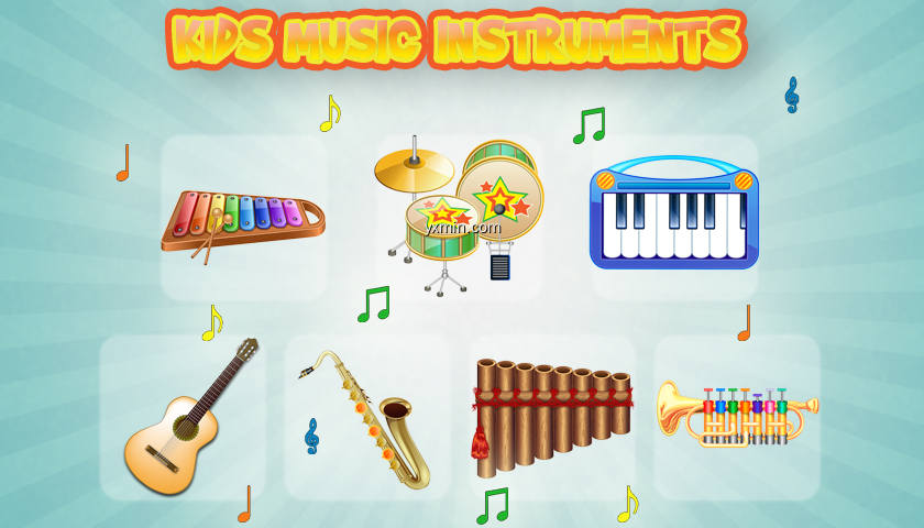 【图】Kids Music Instruments Sounds(截图1)