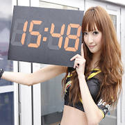 美女报时动态壁纸