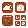 Wow Cinnamon Brown – Icon Pack