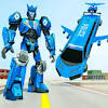 Police Limo Robot Car Game Police Limo Robot Car Game