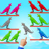 Dino Color Puzzle Move Animals