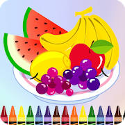 Fruit and Vegetables Coloring for kids Fruit and Vegetables Coloring for kids