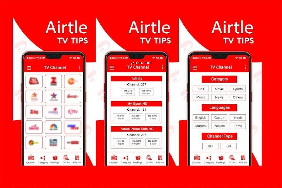 【图】Free Airtel TV HD Channels Guide(截图2)