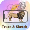 Trace & draw sketch: Trace CAM