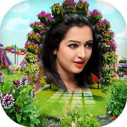 Garden Photo Frames Maker : Nature Image Editors Garden Photo Frames Maker : Nature Image Editors