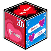3D My Name Cube Live Wallpaper
