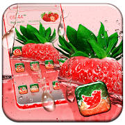 Juicy Strawberry Launcher Theme