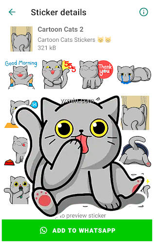 【图】Cartoon Cat Stickers(截图2)