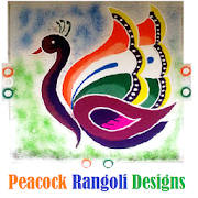 Peacock Designs Rangoli Peacock Designs Rangoli